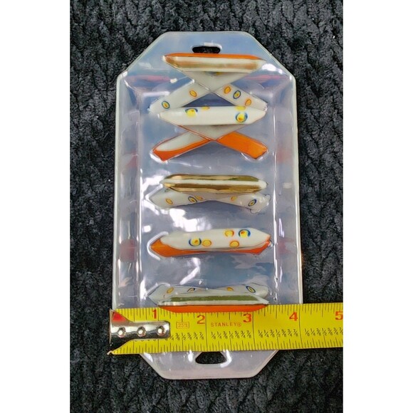 Japanese Lusterware Art Deco Toast Rack – Hand-Painted – 1920s–1930s - Picture 11 of 13